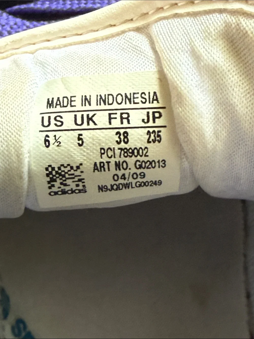 adidas Purple Superstar Suede Shell-Toe Sneakers with White Stripes - Picture 8 of 8